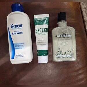 Melaleuca Bundle - Renew Body Wash, Herbal Shampoo, Exceed Tooth Polish